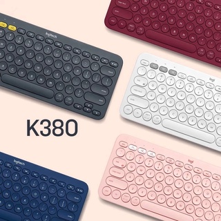 ❏❒☽Logitech K380 Multi-Device Bluetooth Wireless Keyboard Minimalist Quite Protable Keyboard for Lap