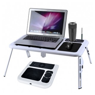 Deluxe Foldable Laptop Table with Cooler #DFLT001 (1)