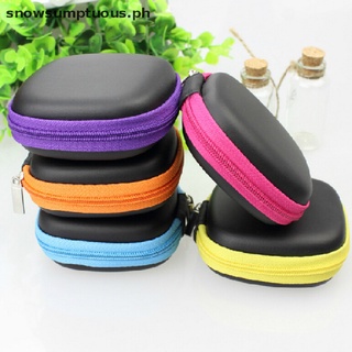 [Snow] 1X Mini Storage Bag Pouch Hard Case for Earphone Headphone Earbuds SD/TF Cards [PH]