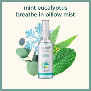 Garden Lab Mint Eucalyptus Collection Pillow Mist, Massage Oil, Diffuser Oil and Baby Balm
