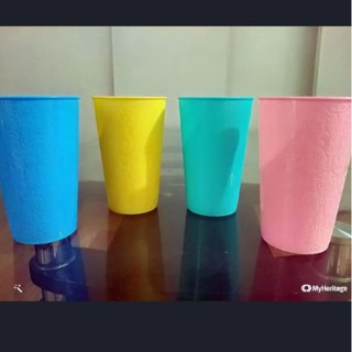 6pcs thick neon plastic cups