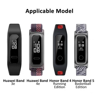 Strap for Honor Band 4 Running / Honor Band 5 Basketball Version / Huawei Band 4e/3e Replacement Wristband Leather Watch Strap Bracelet Fitness Tracker Accessories (3)