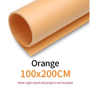 drones camera bagsCamera accessories◑❏[Orange] Seamless Water-proof PVC Backdrop Background (1Mx2M)