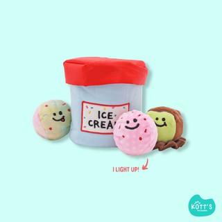 Ice Cream Pint Pet Nosework Sniff Interactive Toy - Bond by Kott’s Pet Galleria