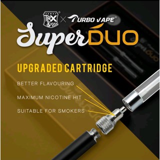 𝐂𝐎𝐃 Turbo Vape TRX Super Duo POd kit + Rechargeable Battery Case box Sealed Brand New 100% Original (3)