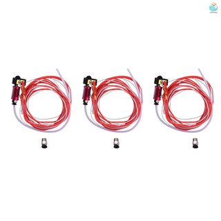 ☝LUY Aiebcy 3pcs MK8 Assembled Extruder Hotend Kit with Aluminum Heating Block 0.4mm Nozzle Heater Wire Thermistor PTFE Tube Pneumatic Connector Compatible with Creality CR-10/Ender Series 3D Printer