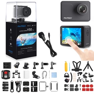 【Hot selling and new】[Bulacan Delivery] AKASO V50 PRO 4K 30fps 20MP WIFI Action Camera with ELS Touc