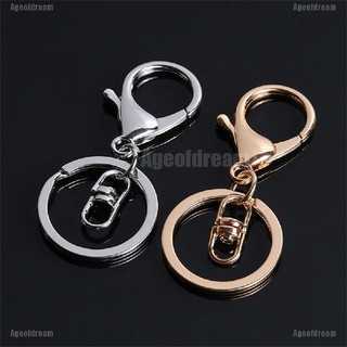 Ageofdream Fashion Men Metal Car Key Chain Ring Creative Keyring Keychain Keyfob DIY Gift