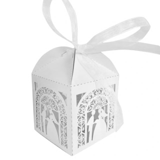 Wedding Giveaway Candy Paper Box Packaging Party Favor