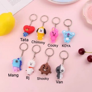 BT21 kpop bts cooky mang key ring chain bag pendant keychain