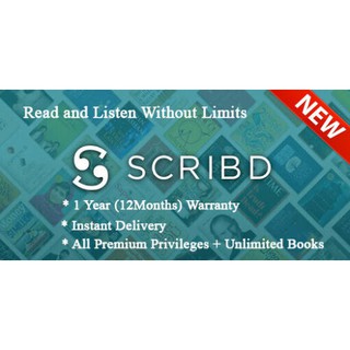 Scribd Premium Access Read, Listen, Learn all You want