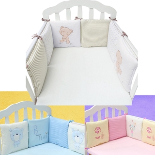 6PCs Baby Anti-Crash Bumper Bed Protector Cushion or baby pillowVT0472