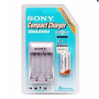 AA and AAA battery charger SONY Compact Charger With Rechargeable Battery（with 2pcs Batteries ） (8)