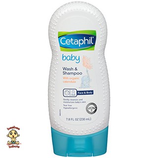 Cetaphil Baby Wash & Shampoo 7.8oz(230ml)w/Organic Calendula (1)