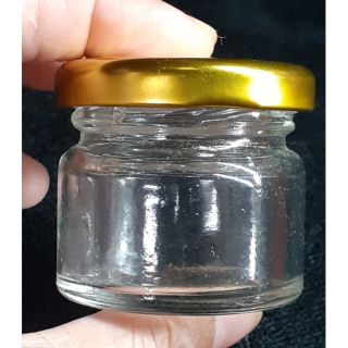 25ml Gold Lid Jar Container