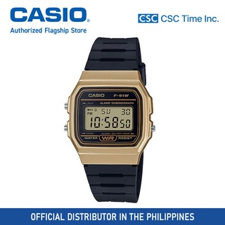 Casio Vintage (F-91WM-9ADF) Black Resin Strap Digital Watch