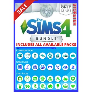 At a low price to snap up Sims 4 ALL Expansions + ALL game/stuff packs Last Update + Cottage Living