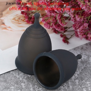 JIAR Menstrual Cup Medical Grade Soft Silicone Moon Lady Period Hygiene Reusable Cups MY