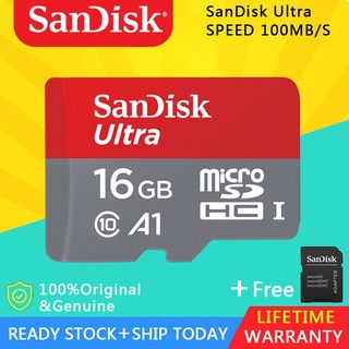 【Fast Delivery】sandisk memory cardSanDisk Memory Card sd card Micro SD 100MB/s Class 10 Full 16GB/3 (7)