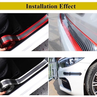 №✿Car Stickers Carbon Fiber Rubber Styling Door Sill Protector Car Door Sill Carbon Fiber Rubber P20 (2)