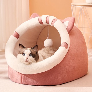 Cat Bed Removable Washable Cat Dog House Indoor Warm Comfortable Pet Dog Bed Pet Nest (3)