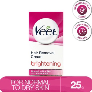 Veet Brightening Hair Removal Cream For Sensitive Skin 25g