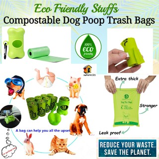 Dog Poop Bags Biodegradable Sold Per Roll