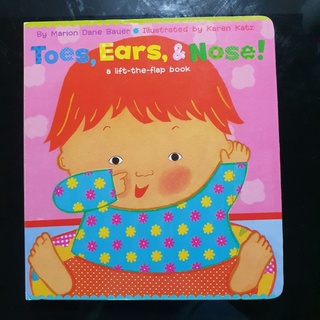 Toes, Ears and Nose Lift-the-Flap Book by Marion Dane Bauer