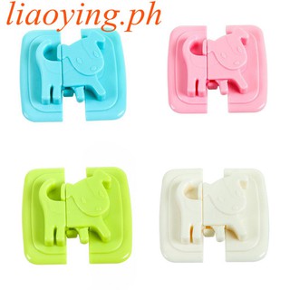 4 Colours Flexiable Drawer Dresser Fridge Closet Clock Baby Safety Latches Childproof Cabinet Locks (2)