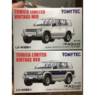 (Sold per piece / 1pc) Tomica Limited Vintage LV-N189a &b Mitsubishi Pajero scale model