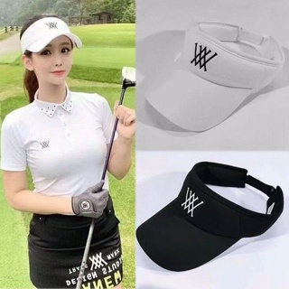 New Golf Women's Hat White Sun Hat GOLF Topless Hat Girl's Black without Top Golf hat
