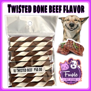 BEEF TWISTED STICKS 10pcs treats (1)