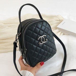2020 korean new sling bag handbag multi-zip (1)