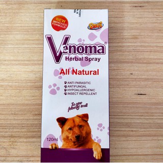 Venoma Anti-Parasitic Herbal Spray for Pets 120ml