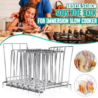 Stainless Steel Sous Vide Rack for Slow Cooker Immersion Circulator with Detachable Dividers For Most 11 L Sous Vide Container (1)