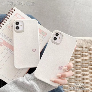 ✇✧△Cute Little pink love Leather Phone case For iPhone Case iPhone 12 11 Pro Max IX XS Max XR i7 8 P