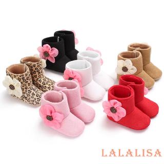 BღBღNew Fashion Baby Hight Cotton Shoes Soft Sole Infant Boys & Girls Flower Shoes Boots