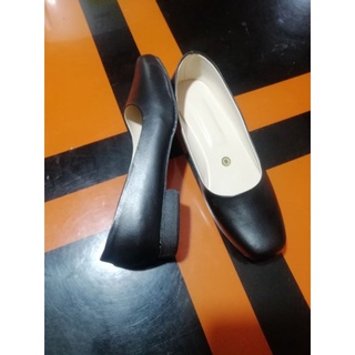❉๑Black shoes 1 inch close shoes duty shoes (PH. Made) marikina made