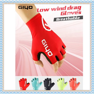 1 Pair GIYO Cycling Gloves Half Finger Breathable Anti-slip Shockproof Riding Mittens/non-slip gel half finger gloves (1)