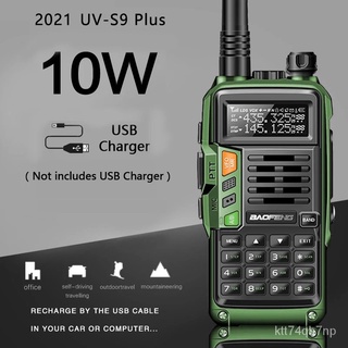 2021 NEW BaoFeng UV-S9 Plus Powerful Walkie Talkie CB Radio Transceiver 10W 50 KM Long Range Portabl