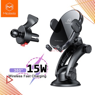 Mcdodo 15W Car Phone Holder Qi Wireless Charger Automatic Gravity Air Vent Clip Stand For iPhone 11 X for Android