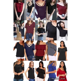 SUPER SALE!! MALL PULL-OUTS ASSORTED CROPTOP PURE COTTON (ONE DAY SALE ONLY!!)