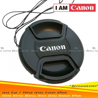 Lens Cap Cover Camera Lens Cover 67mm Canon Logo 17-85mm 18-135mm Etc.