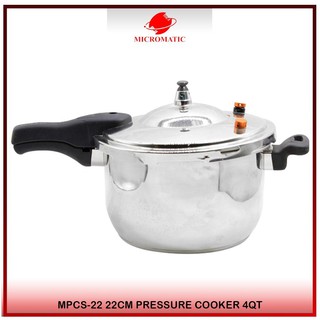 Bag ✻（with 1 year warranty）MICROMATIC MPCS-22 22cm Pressure Cooker 4quarts♦