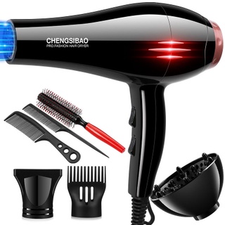 hair comb✾♞Household negative ion hot and cold gale high power hair salon p mute hair dryer] hair dr