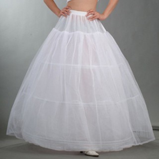3 Hoops Bridal Crinolines Petticoat Bustle Ball Gown Wedding Dress Underskirt