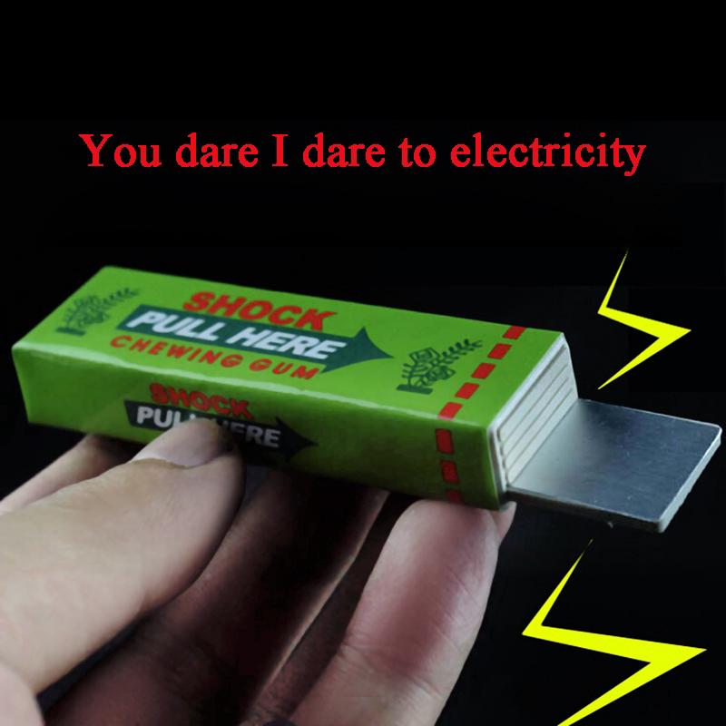 Electric Shock Joke Chewing Gum Pull Head Shocking Toy Gift (5)
