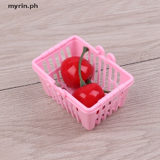 <new> Dollhouse Miniature Shopping Basket Pretend Play Toys furniture [myrin]