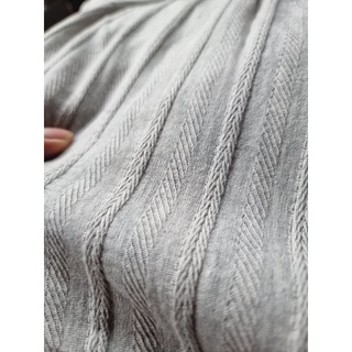 Grey Sky Textured Fabric - Excess from Talbots