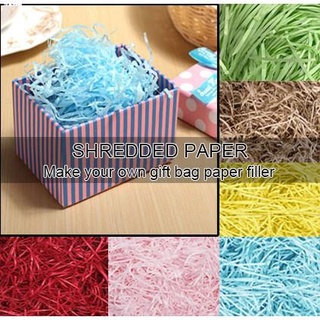 New products♕❍Cheapest Shredded Colorful Paper Gift Packaging | Paper Fillers Crinkled 20/100 grams